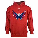 Men's Washington Capitals Old Time Hockey Big Logo with Crest Pullover Hoodie - Red,baseball caps,new era cap wholesale,wholesale hats